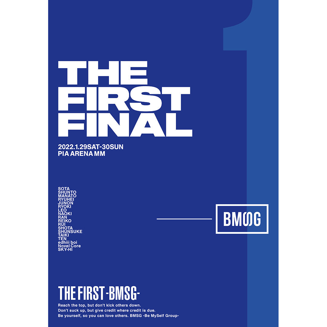 未開封　THE FIRST FINAL 2枚組 DVD 初回限定盤 BMSG MUSIC SHOP限定盤】THE FIRST FINAL(2Blu-ray)
