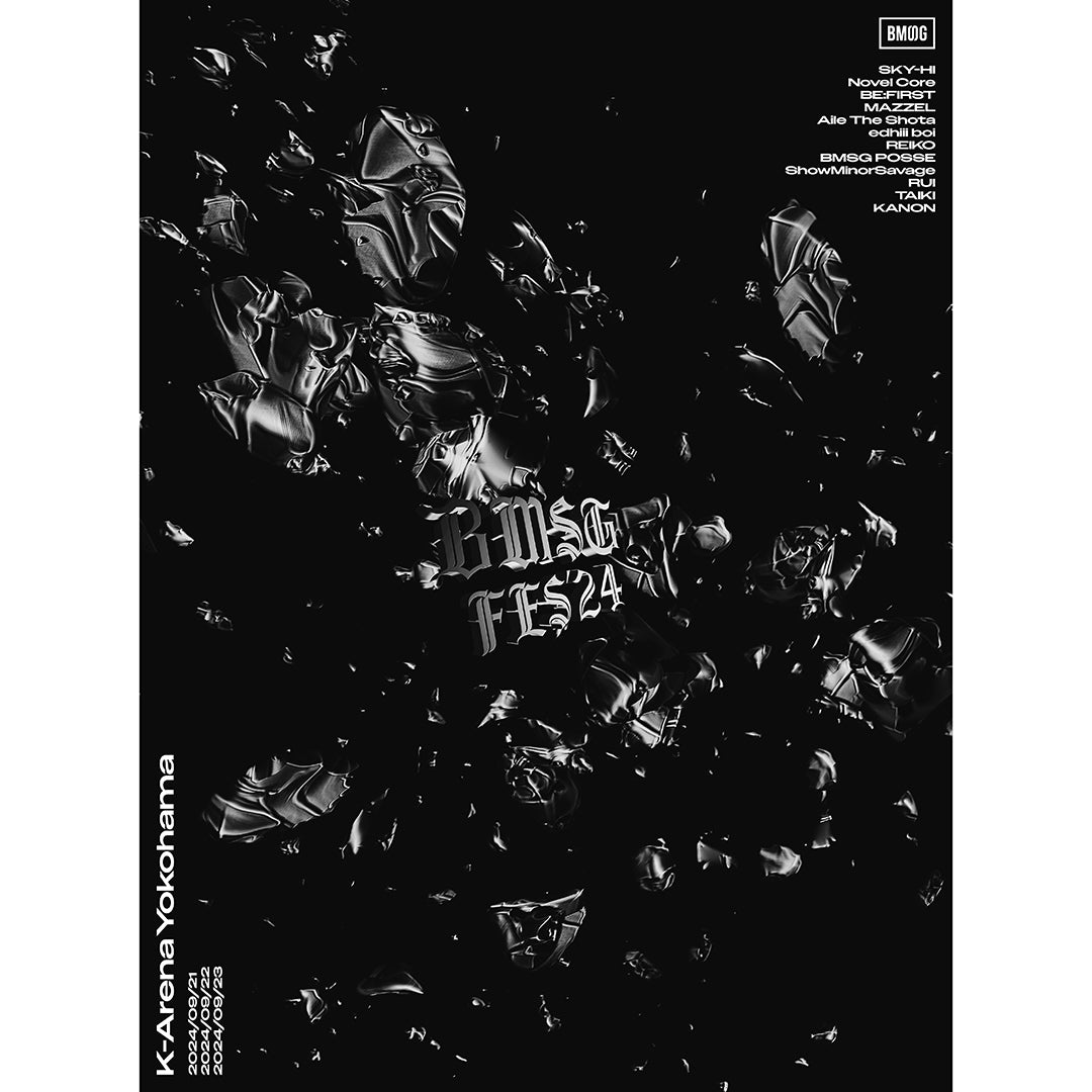 【BMSG MUSIC SHOP限定盤】BMSG FES'24(3DVD)